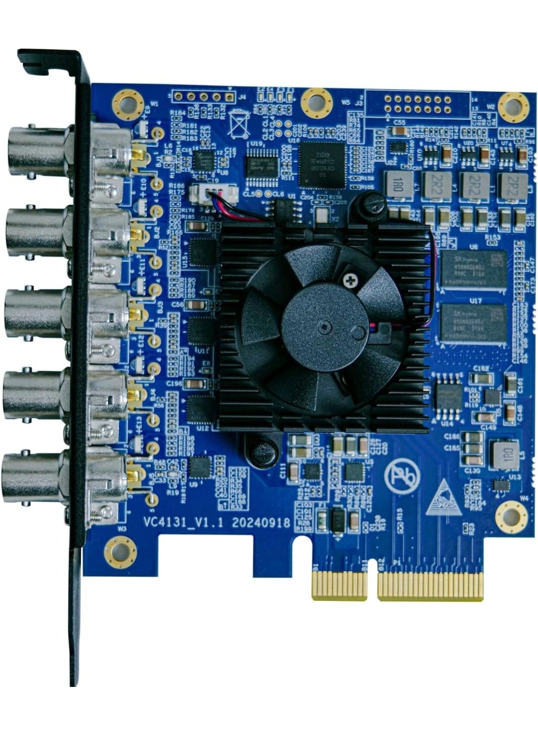 AVMATRIX VP51 5-Channel SDI PCIe Capture and Playback Card HD 1080p60 Video SDI Input Output Windows Linux Compatible
