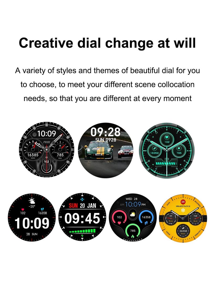 AROAQ - GT66 Smart Watch with TWS Earphones NFC Music Control 1.39 HD Screen Bluetooth Call Healthy Monitoring 100+ Sports Modes - Image 1