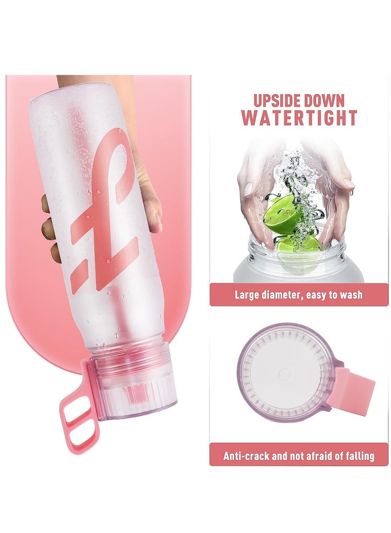 650 ml BPA-Free Water Bottle with 5 Flavor Pods for Scented Water, Enjoy 0 Calorie, 0 Sugar Flavored Hydration – Transform Plain Water into Delicious Drinks! - Image 5