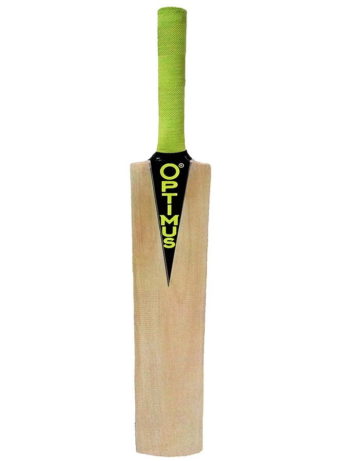 Optimus® Cricket Scoop Bat Himachal Willow - Full Size with Tetron Cover for Soft & Hard Tennis/Rubber Ball Play (No Leather Ball Play) - Image 3