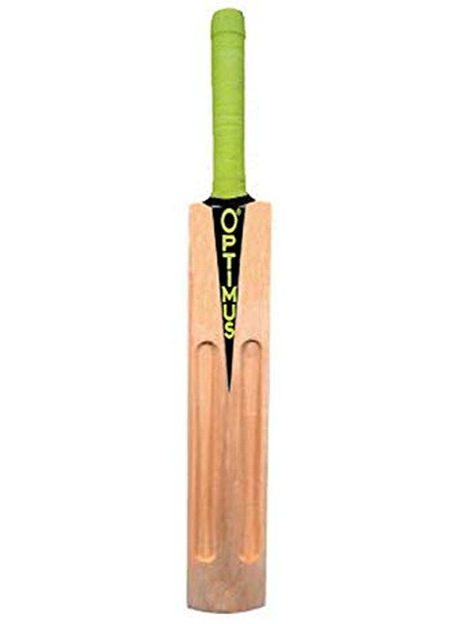 Optimus® Cricket Scoop Bat Himachal Willow - Full Size with Tetron Cover for Soft & Hard Tennis/Rubber Ball Play (No Leather Ball Play) - Image 1