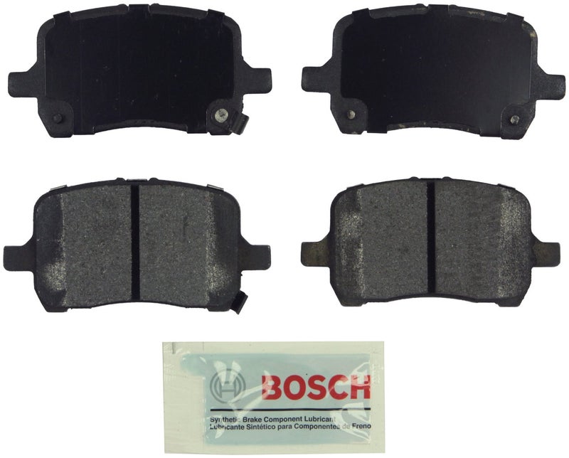 BOSCH BE1028 Blue Ceramic Disc Brake Pad Set - Compatible With Select Chevrolet Cobalt, HHR, Malibu; Pontiac G5, G6, Pursuit, Solstice; Saturn Ion, Sky; FRONT - Image 1