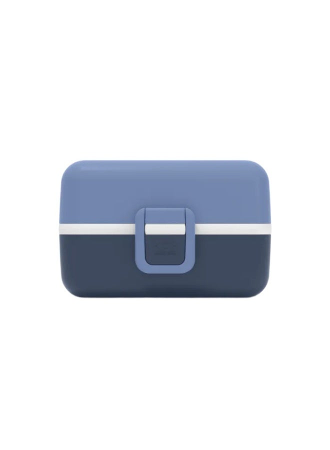 Monbento Lunch Box Tresor  Blue Infinity ,Leak-Proof Kids Bento Lunch Box with 2 Compartments for School, Travel & Picnics-0.8L - Image 3