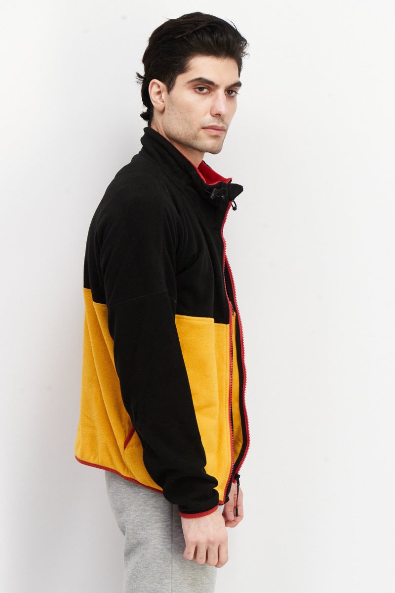 Penfield Men Mock Neck Two Tone Sweatshirt, Black - Image 4