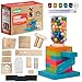 SparkJump Candy Dispenser Woodworking Kit Complete STEM Building Kit for Kids with FSCCertified Wood Paints Tools DIY Gumball Machine Craft for Boys Girls Ages 6 - Image 2