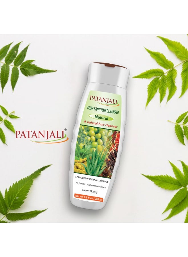 Patanjali Kesh Kanti Natural Hair Cleanser 200ML - Image 2