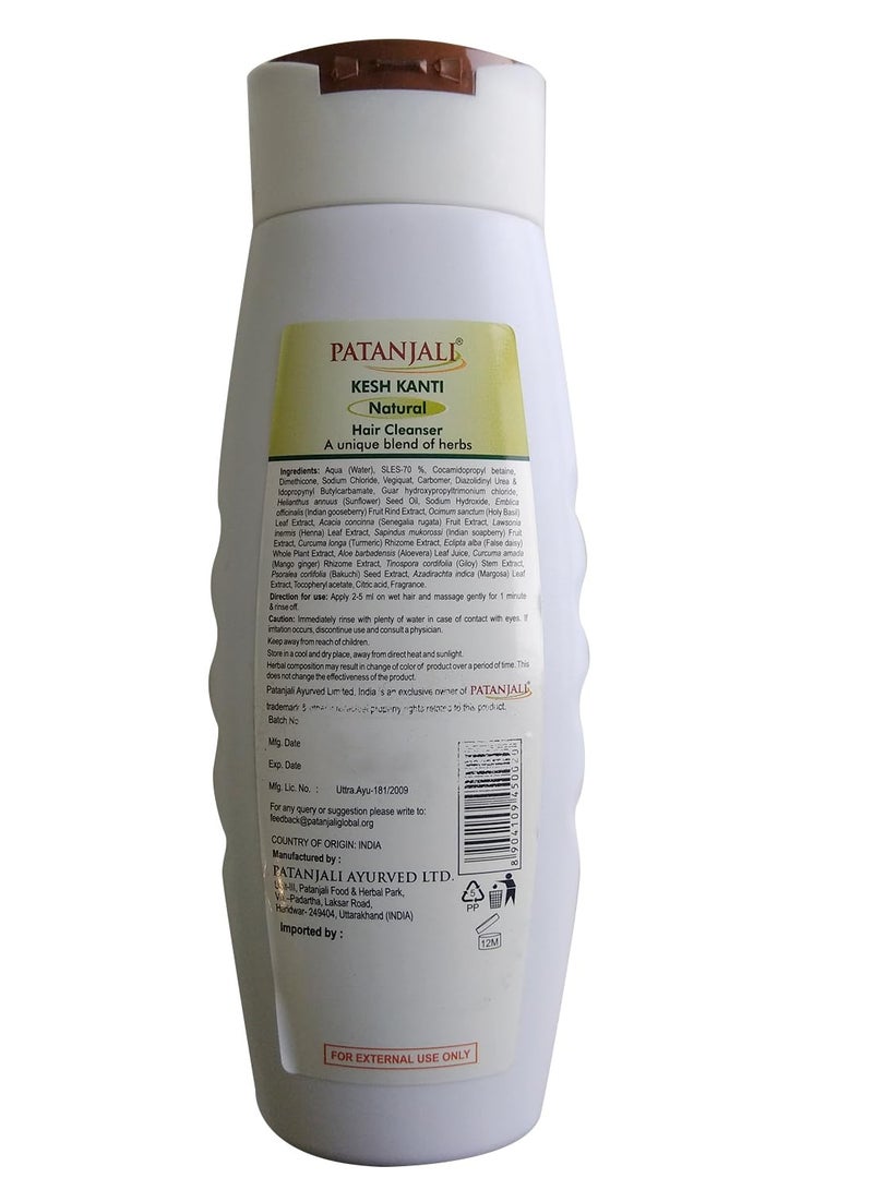 Patanjali Kesh Kanti Natural Hair Cleanser 200ML - Image 3
