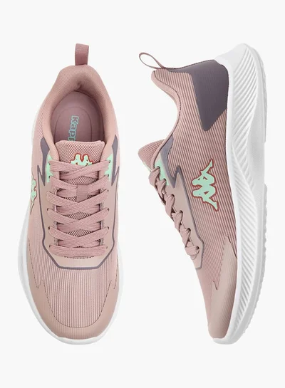 Kappa Women's Logo Detail Sneakers with Lace-Up Closure