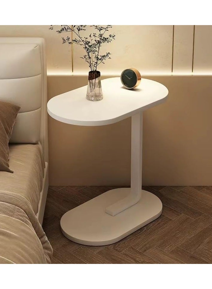 Decorhills Black C-Shaped End Table for Sofa & Bed, Compact Coffee Table with Waterproof & Rustproof Surface, Space-Saving Design, Manual Assembling required, Modern Side Table for Living Room, Bedroom & Office - Image 4