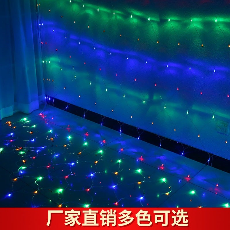 Lighting Engineering Led Fishing Net Lamp Outdoor Square Decorative Lamp Courtyard El Mesh Lamp String - Image 5