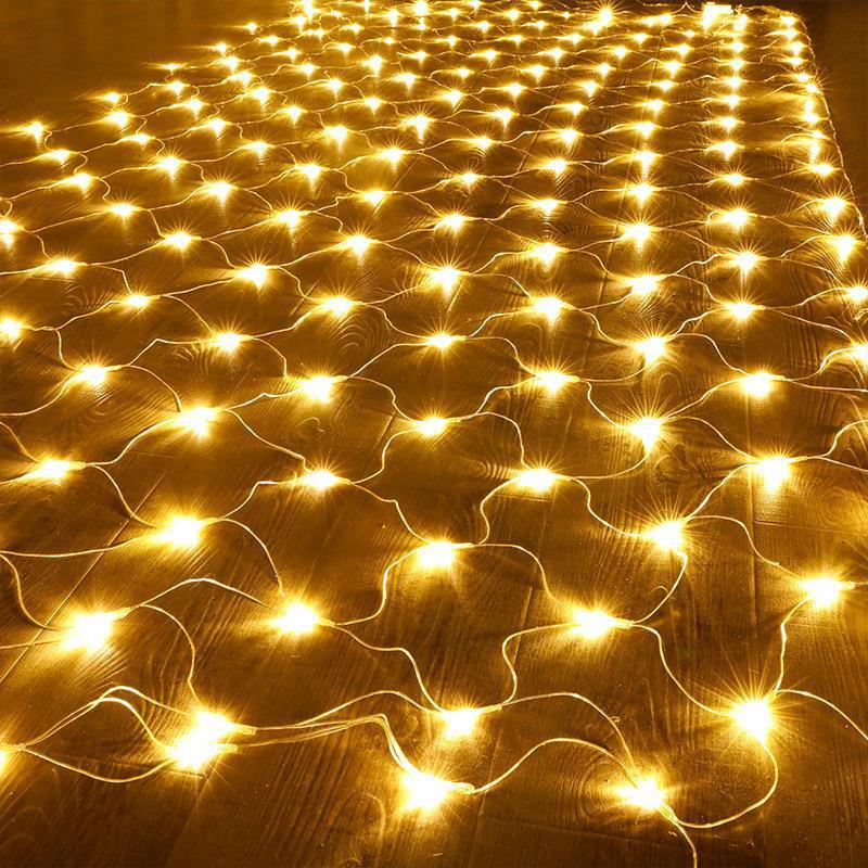 Lighting Engineering Led Fishing Net Lamp Outdoor Square Decorative Lamp Courtyard El Mesh Lamp String - Image 2