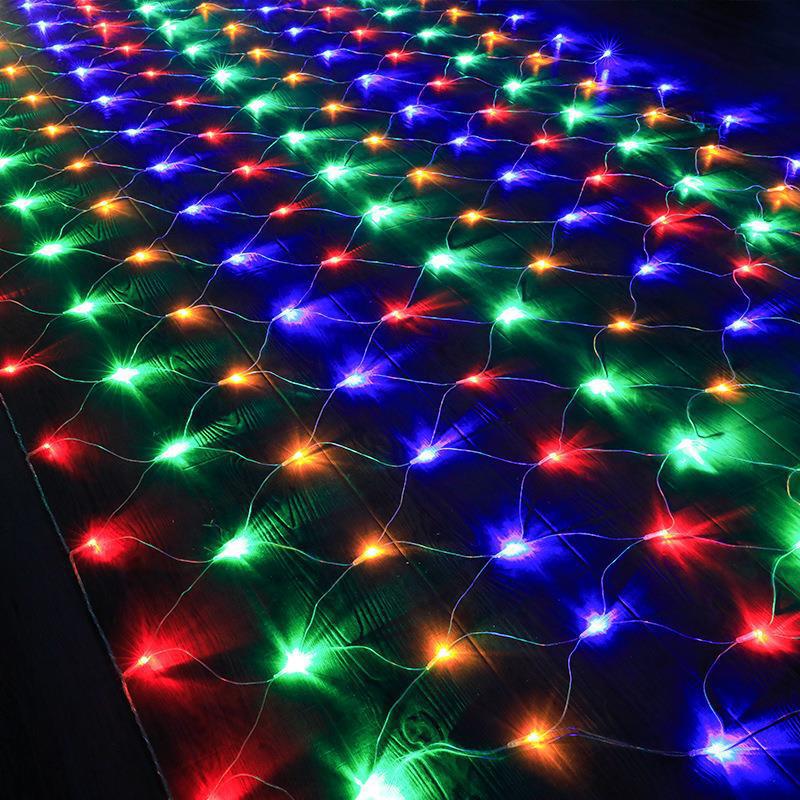 Lighting Engineering Led Fishing Net Lamp Outdoor Square Decorative Lamp Courtyard El Mesh Lamp String - Image 1
