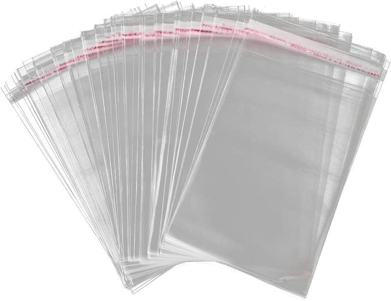 MARKQ 16 X 22 inches Clear Resealable Poly Mailers Bag, Self-Sealing Plastic Cellophane Bags for Packaging, Clothing, Pants, A4 Documents,  Photos - Image 2