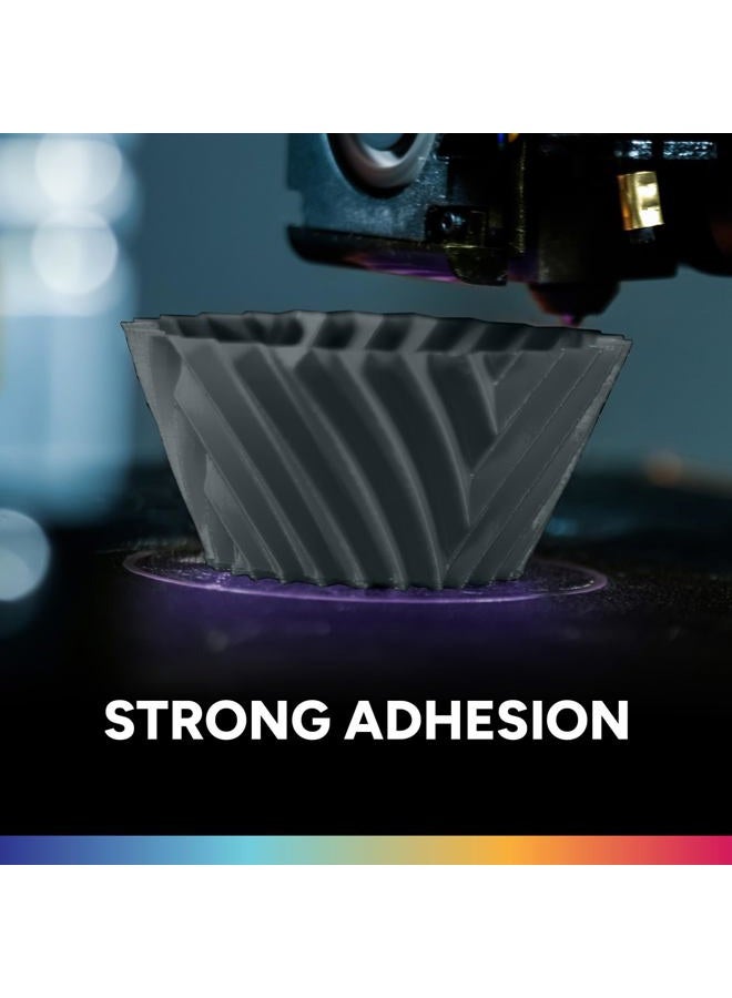 OVERTURE PLA Filament 1.75mm with 3D Build Surface 200mm x 200mm 3D Printer Consumables, 1kg Spool (2.2lbs), Dimensional Accuracy +/- 05 mm, Fit Most FDM Printer, Space Gray - Image 4