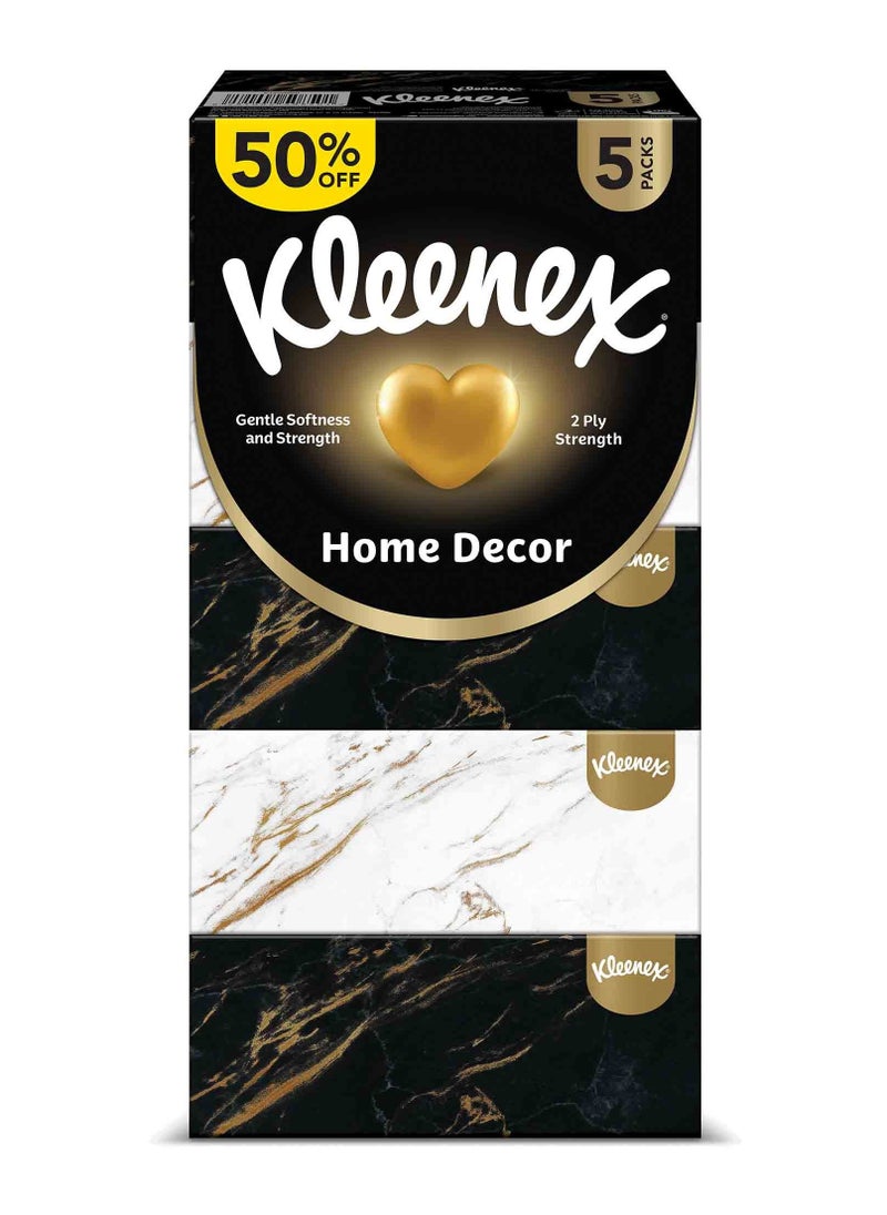 Kleenex Home Decor Facial Tissue 170 Sheets Pack of 5  - Image 1