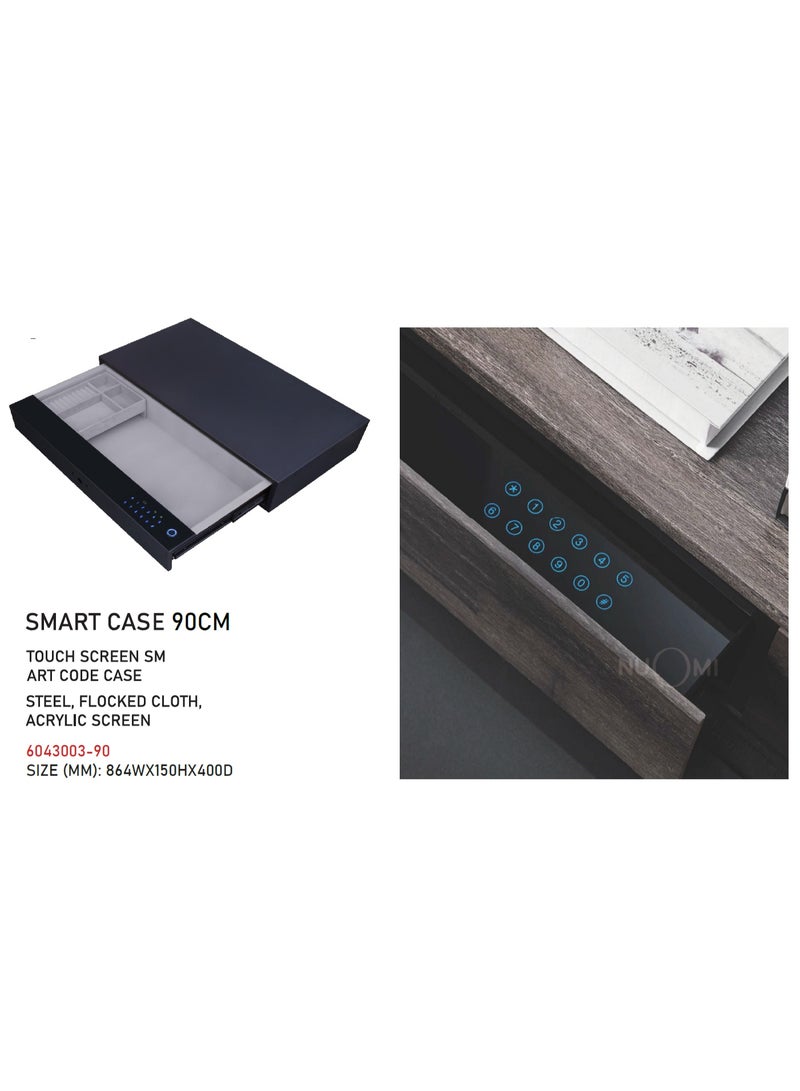 نومي SMART CASE 90cm Touch Screen Smart Code Safe – Steel Security Case with Acrylic Screen & Flocked Interior - Image 2