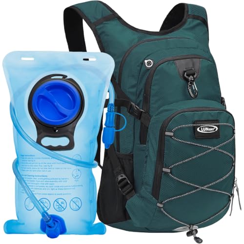 Lunidry Hydration Backpack with 3L Water Bladder Insulated Running Hydration Pack Hydropack Lightweight Water Backpack for Hiking Cycling Camping Biking for Men Women - Image 1