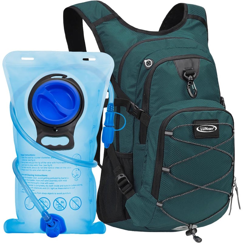 Lunidry Hydration Backpack with 3L Water Bladder Insulated Running Hydration Pack Hydropack Lightweight Water Backpack for Hiking Cycling Camping Biking for Men Women - Image 2
