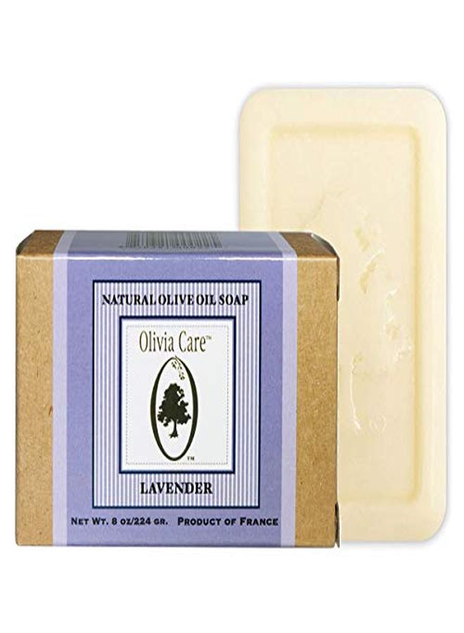 Olivia Care Premium Bath & Body Bar Soap | Organic, Vegan & Natural | Olive Oil | Repairs, Hydrates, Moisturizes & Deep Cleans | Repair Dry Skin | Sustainable Palm Oil | Made In Usa | 8 Oz Lavender - Image 2