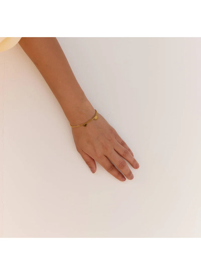 noya 18K Gold Plated Batur Sunrise Motif Bracelet