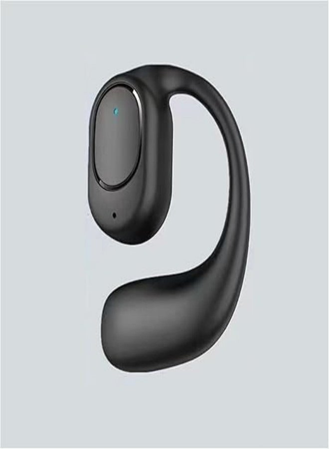 No in-Ear Headphones, Ultra Comfortable, Lightweight Design, Snug Fit, Ergonomic Ear Hook, Powerful Bass, Long Lasting, Super Bluetooth, Clear Calls, Wireless Earbuds, Black… - Image 1