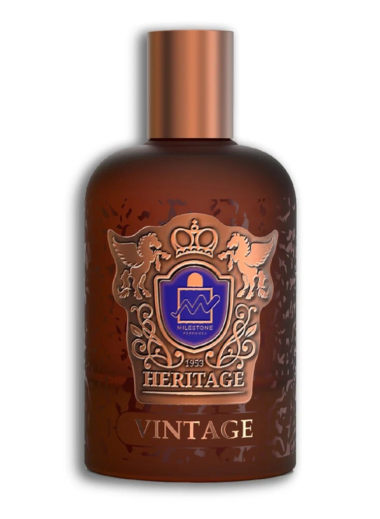 Milestone Heritage Vintage Eau De Parfum For Unisex - 100 ML - Image 4