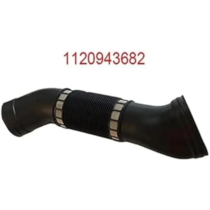 QASULER Air Intake Car Air Intake Duct Hose, for, W220 S280 S320 S350 1999-2005 Air Intake Pipe High Flow Intake Pipe(BLACK Right) - Image 5