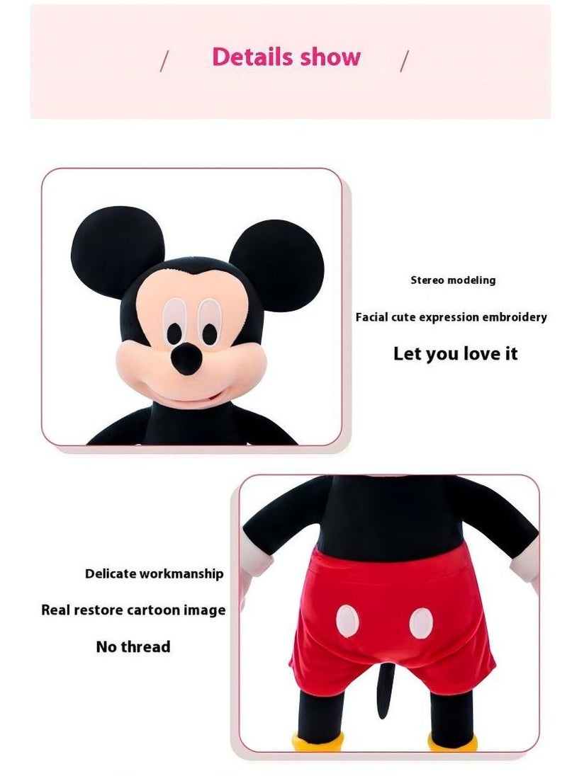 SISGL - 3-Piece Lovely Mickey And Minnie Mouse Stuffed Animal Throw Plushie Pillow Doll Soft Fluffy Friend Hugging Cushion-Present For Every Age And Occasion - Image 1