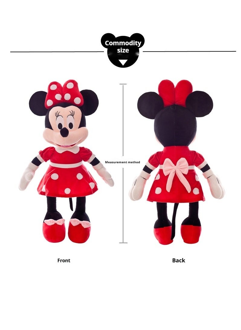 SISGL - 3-Piece Lovely Mickey And Minnie Mouse Stuffed Animal Throw Plushie Pillow Doll Soft Fluffy Friend Hugging Cushion-Present For Every Age And Occasion - Image 1