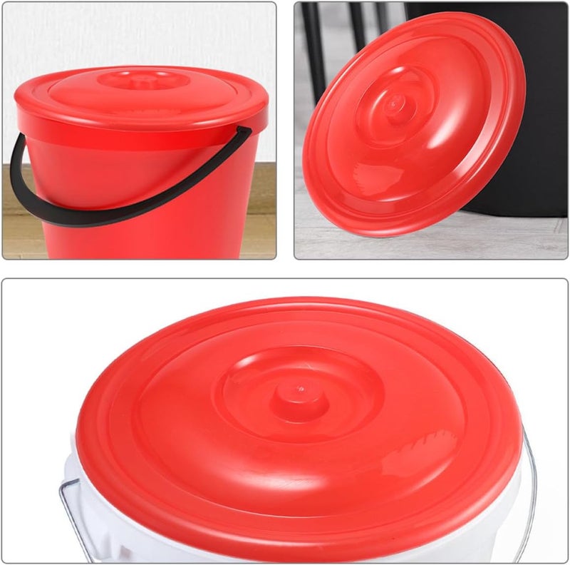 Easy transit optimized build Outanaya Plastic Garbage Can Lid Replacement, round 23cm Crimson Waste Container Lid for Outdoor Waste Bin, Sturdy Plastic Bucket Cover for Garage and Home Trash Can Parts General purpose premium build Good ventilation Hanging space save Simplified versatile design General compatible design Backup reserve local stock Systematic nationwide ship Multi item matching Worldwide popular practical build Individual & group usable Home & light industrial compatible High strength upgraded material Globally trusted quality Transit damage minimized design Fade proof Easy store & transit build Slow wear optimized quality Popular practical build Light & heavy use compatible On-demand local restock Well-engineered versatile build All space matching look All region coverage Periodic stock arrangement - Image 3