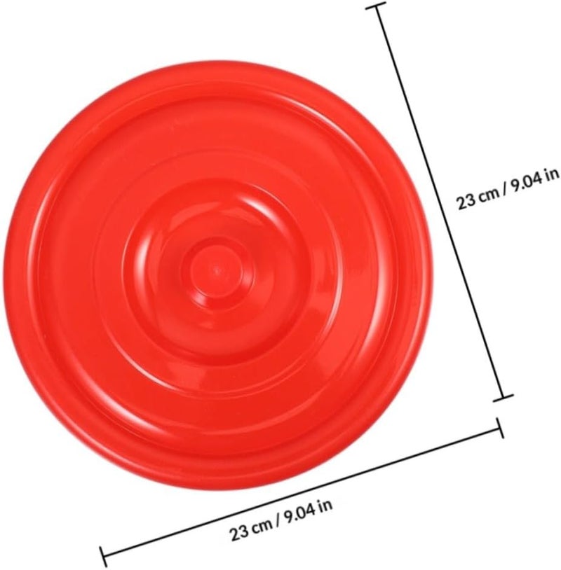 Easy transit optimized build Outanaya Plastic Garbage Can Lid Replacement, round 23cm Crimson Waste Container Lid for Outdoor Waste Bin, Sturdy Plastic Bucket Cover for Garage and Home Trash Can Parts General purpose premium build Good ventilation Hanging space save Simplified versatile design General compatible design Backup reserve local stock Systematic nationwide ship Multi item matching Worldwide popular practical build Individual & group usable Home & light industrial compatible High strength upgraded material Globally trusted quality Transit damage minimized design Fade proof Easy store & transit build Slow wear optimized quality Popular practical build Light & heavy use compatible On-demand local restock Well-engineered versatile build All space matching look All region coverage Periodic stock arrangement - Image 2
