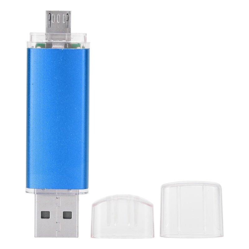 2 In 1 USB Flash Drive High Capacity Aluminum Alloy - Fast Data Transfer OTG USB Drive for Mobile Phones Computers Windows OS X Linux Android Systems - Image 5
