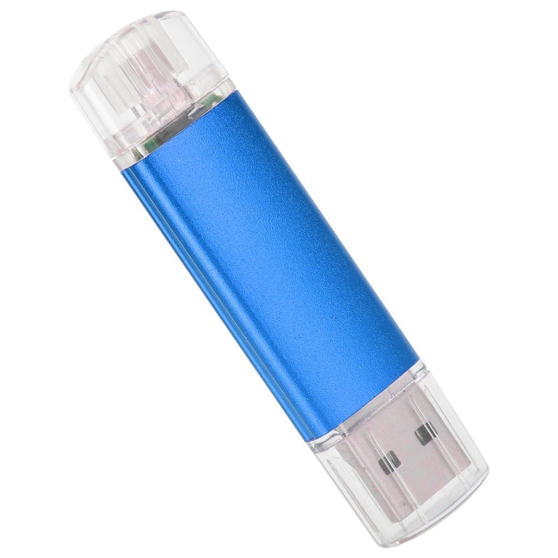 2 In 1 USB Flash Drive High Capacity Aluminum Alloy - Fast Data Transfer OTG USB Drive for Mobile Phones Computers Windows OS X Linux Android Systems - Image 3