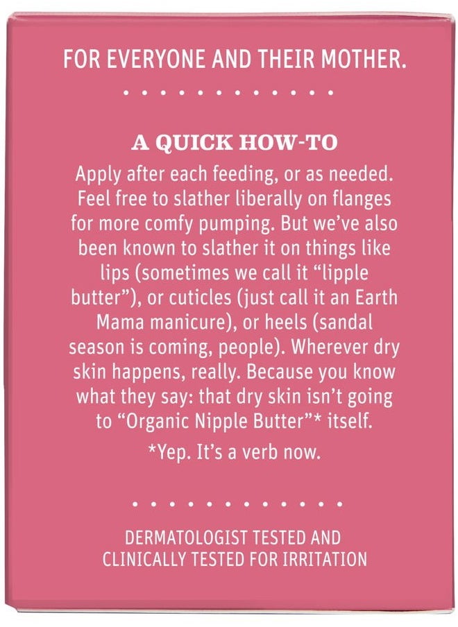 Earth Mama Organic Nipple Butter Breastfeeding Cream, Lanolin-Free, Safe for Nursing & Dry Skin, Non-GMO Project Verified, 2 Fl Oz  - Image 4