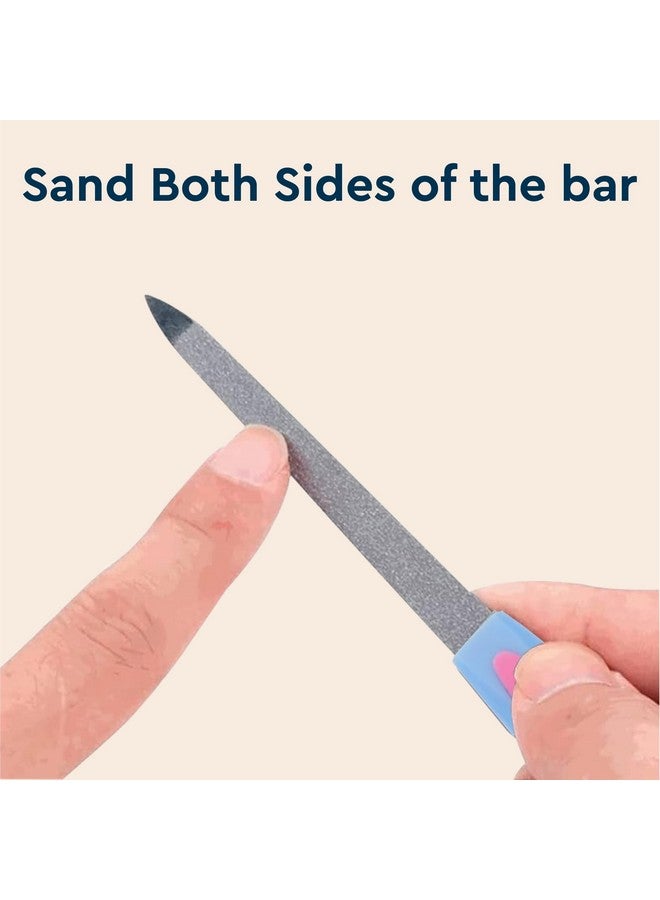 غوب GUBB 2 في 1 مبرد أظافر مع مزيل الجلد المحيط، أداة مانيكير - مصمم للحصول على أظافر قوية وأنيقة وصحية، مصنوع من الفولاذ المقاوم للصدأ المتين - Image 4