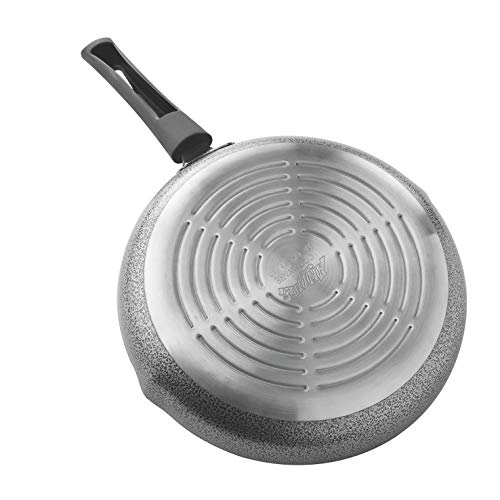 Anjali Diamond Dura Non Stick Grill Taper Pan 245mm, Aluminium, Grey - Image 2