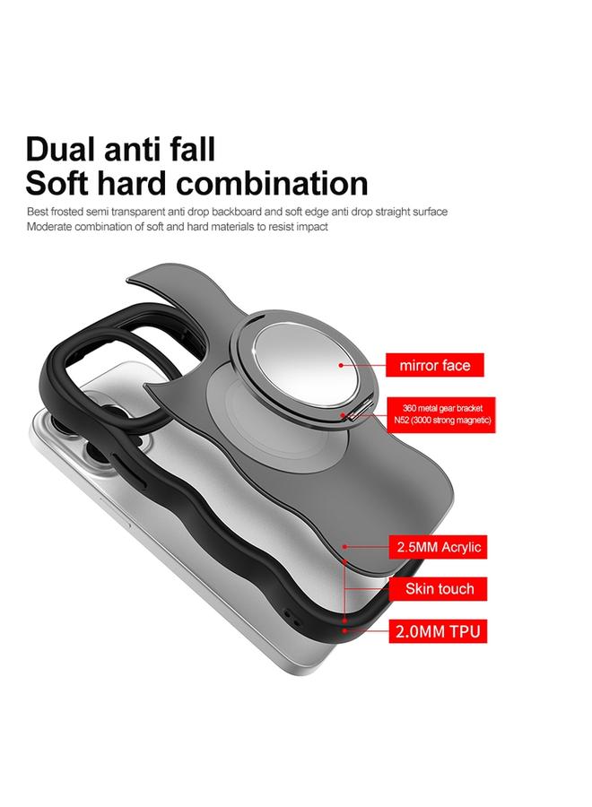 S-TOP Case For iPhone 12 Mirror Holder MagSafe Phone Case - Image 3