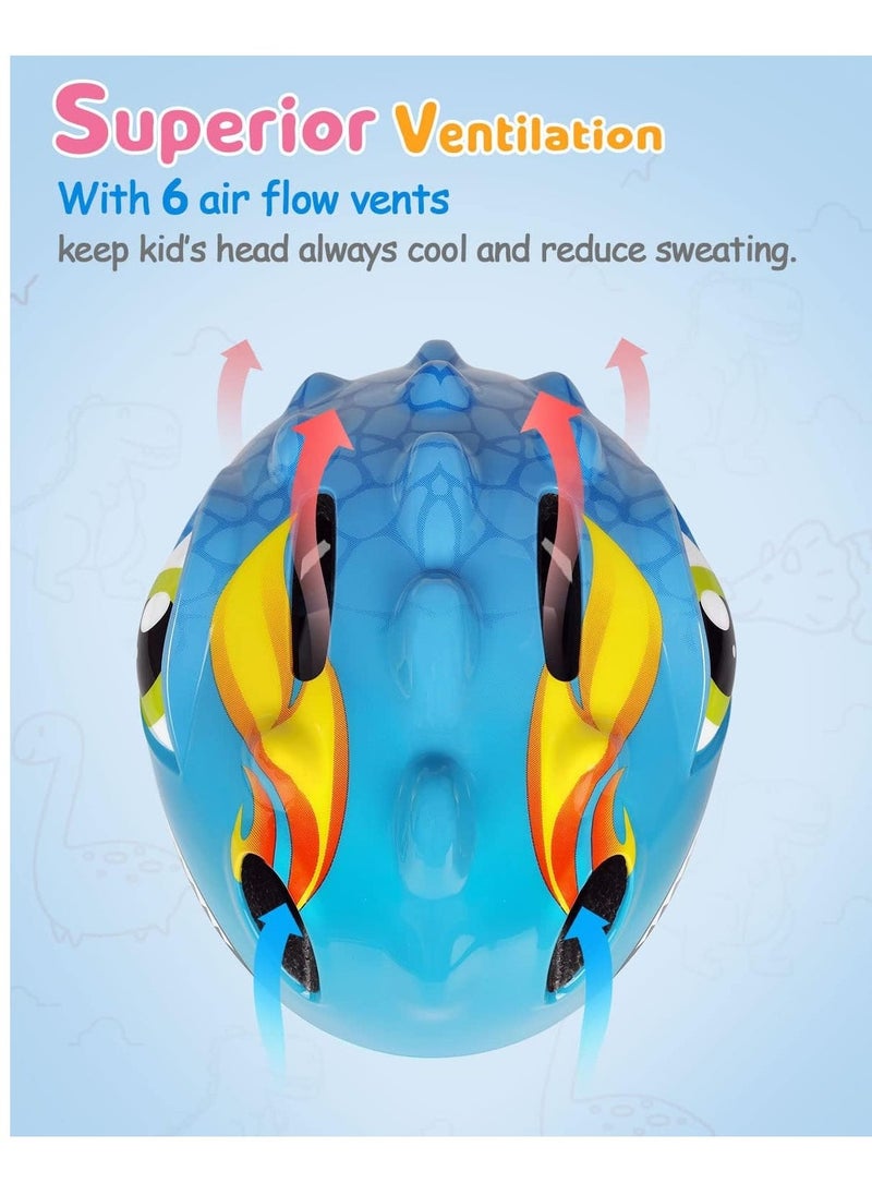 Toddler Helmet Kids Bike Helmet Lightweight 3D Children Multi-Sport Bicycle Helmet for Boys and Girls, for Multi-Sport Scooter Cycling Skating  Age 3-8 - Image 5