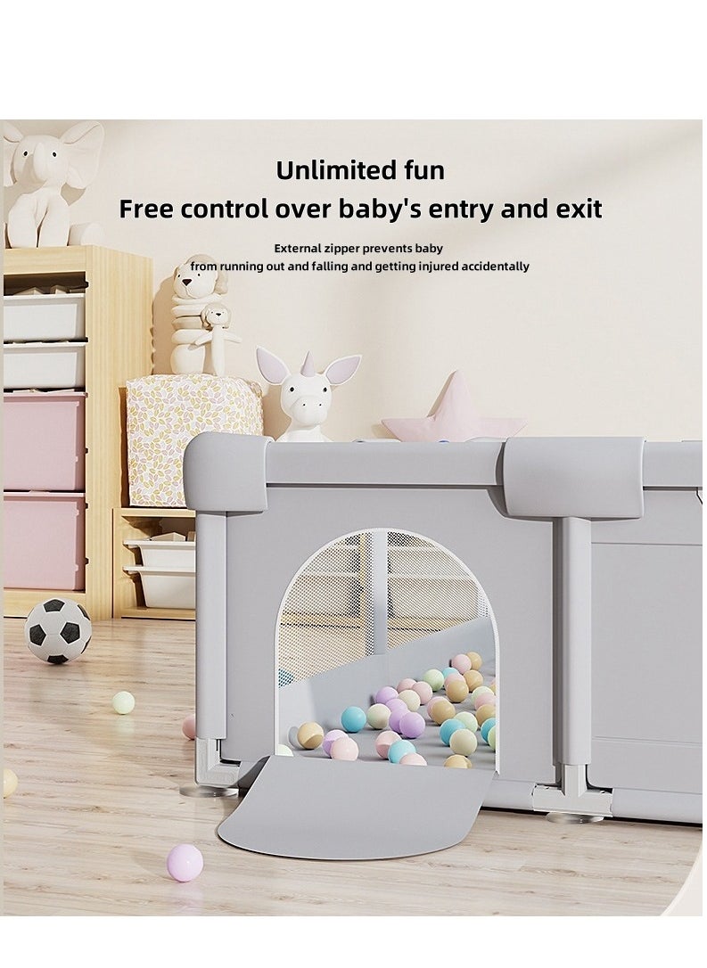 Generic Baby Playpen 150c*180cm, Play Pens for Babies and Toddlers Baby Fence Baby Play Yards for Indoor & Outdoor with Breathable Mesh Anti-Fall Playpen  - Image 5