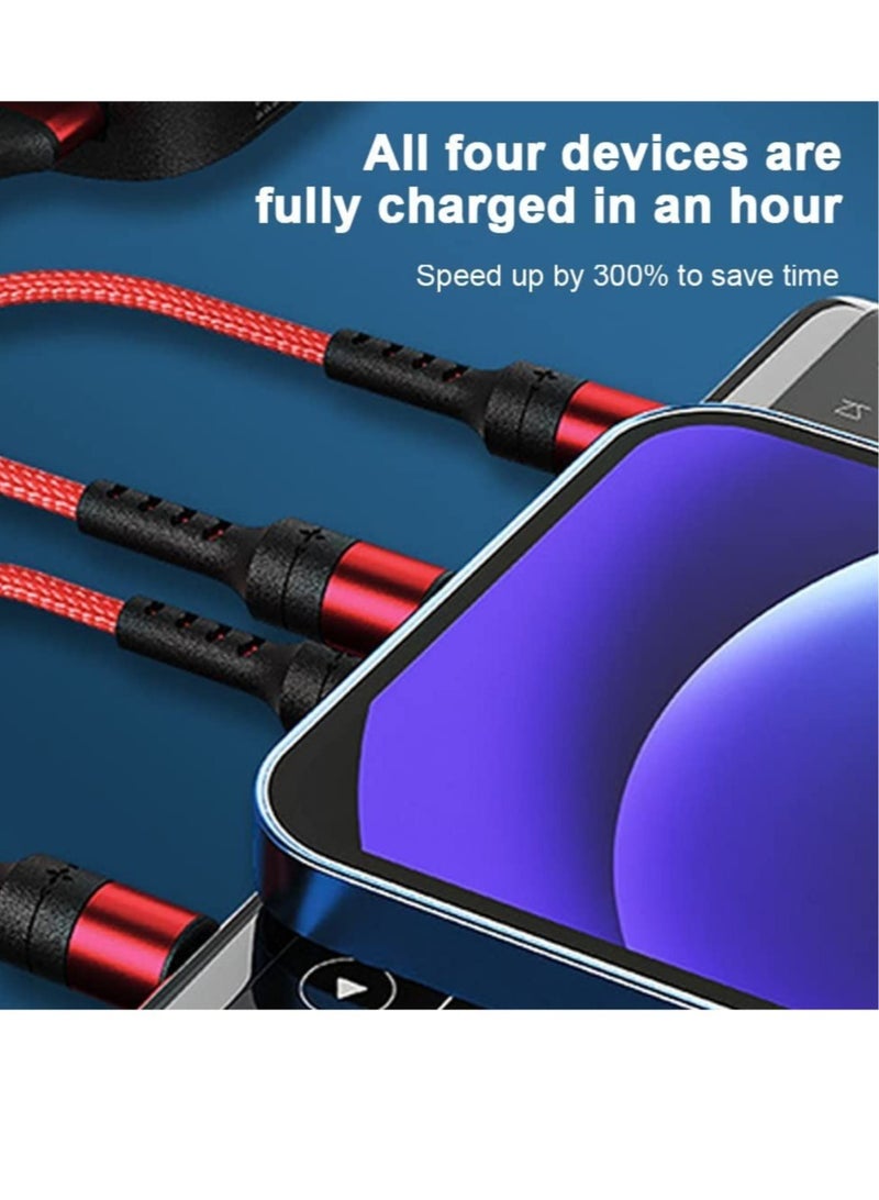 ELTRAZONE 3 in 1 Multi 5A original fast charging 1.2m cable, CE, FCC, ROSH Certified, Lighting/Type C/Micro, compatible with iPhone 3A /Huawei/Samsung/OPPO vooc/Xiaomi/Honor - Image 3
