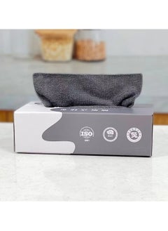 MOTRK Kitchen Towels Disposable Cleaning Towels Microfiber Towels 20 Sheets Kitchen Towels Reusable with Dispenser Box Multipurpose Cleaning Wipes  - Image 4