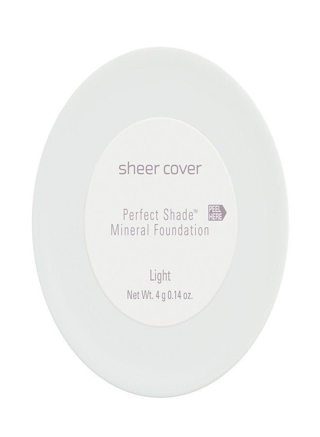 Sheer Cover Perfect Shade - Mineral Foundation Makeup Kit w/ Free Brush - Light/Fair Shade - Powder Makeup, Best Full Coverage Foundation 4 Grams - Image 5