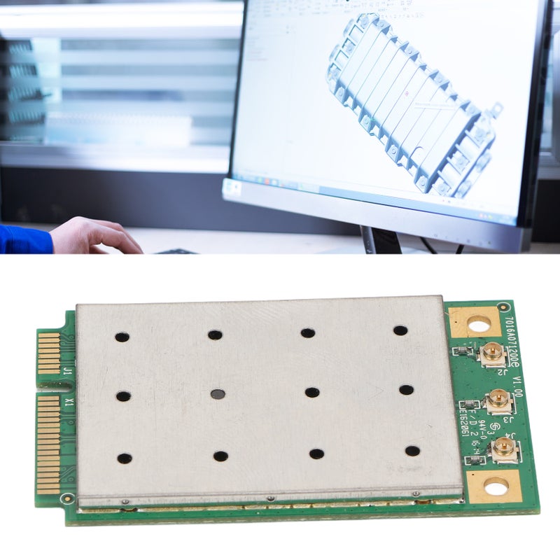 بطاقة شبكة QCA9880 5G 1300 ميجابت في الثانية 802.11ac/n/b/g 3x3 MIMO بطاقة واي فاي Mini PCIE بحجم دقيق للاتصال - Image 5