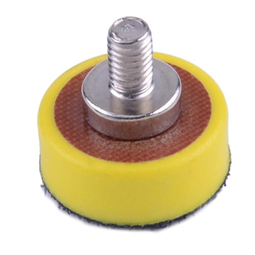 beler 2pcs 1" 25mm M6 Backer Plate & 60pcs Mixed Sponge Buffing Polishing Pads (rough & medium & fine 20pcs each) Fit For Car Polisher - Image 3