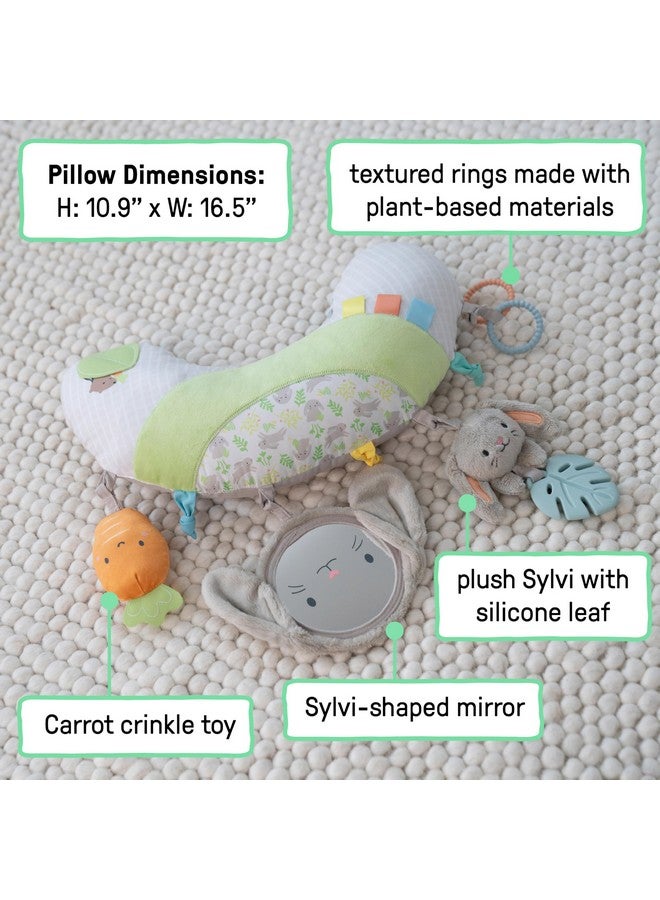 ingenuity وسادة وقت البطن إنجينيتي كوزي بروب سيلفي، متعددة الحواس، 4 ألعاب قابلة للإزالة، 0+M - أرنب محشو - Image 3