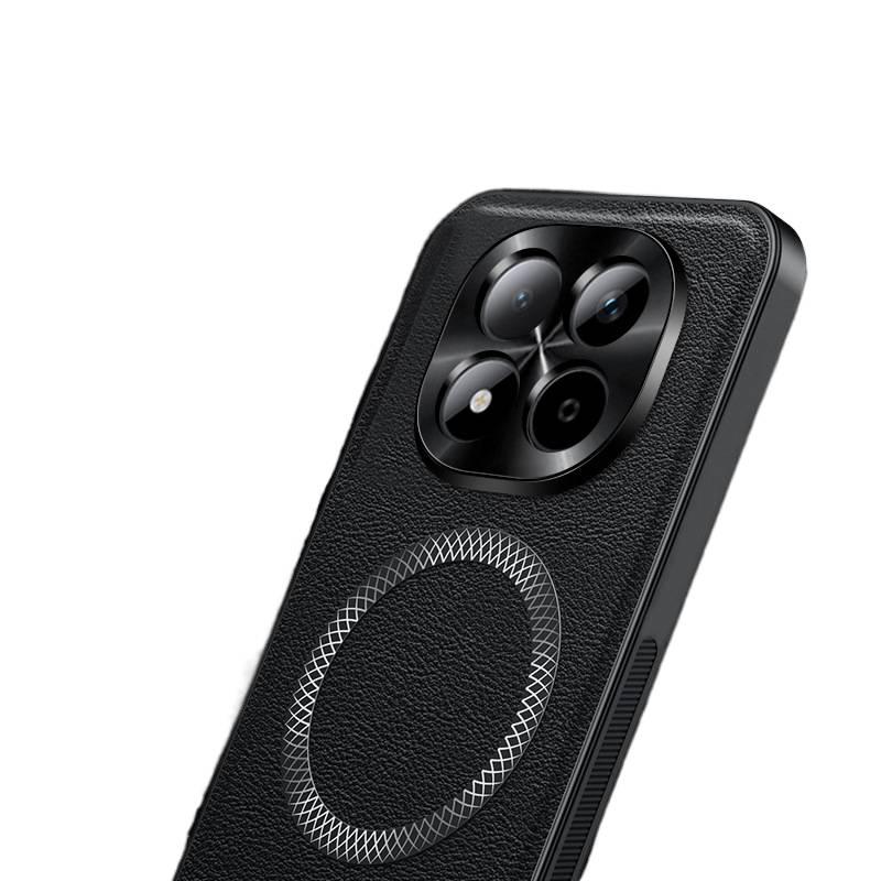 LS MagSafe Case, Shockproof Cover for Redmi Note 15, Drop Protection, Strong Magnetic, Red - Image 4
