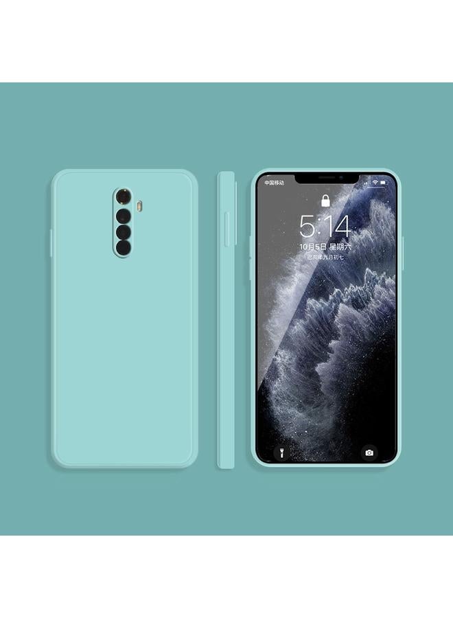 اس-توب جراب لهاتف OPPO Realme X2 Pro / Reno Ace بلون سادة من السيليكون السائل المقلد بحافة مستقيمة وغطاء حماية كامل مقاوم للسقوط - Image 1