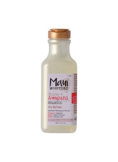 MAUI MOISTURE Maui Moisture Shine + Awapuhi Moisturizing Vegan Shampoo with Coconut Oils for Shiny Hair, Silicone-Free & Sulfate-Free Surfactant Aloe Shampoo to Detangle & Hydrate Dull Hair, 13 fl. Oz  - Image 1