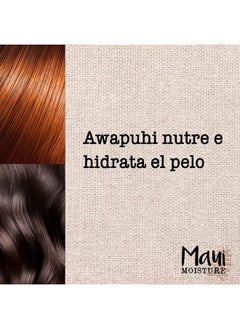 MAUI MOISTURE Maui Moisture Shine + Awapuhi Moisturizing Vegan Shampoo with Coconut Oils for Shiny Hair, Silicone-Free & Sulfate-Free Surfactant Aloe Shampoo to Detangle & Hydrate Dull Hair, 13 fl. Oz  - Image 5