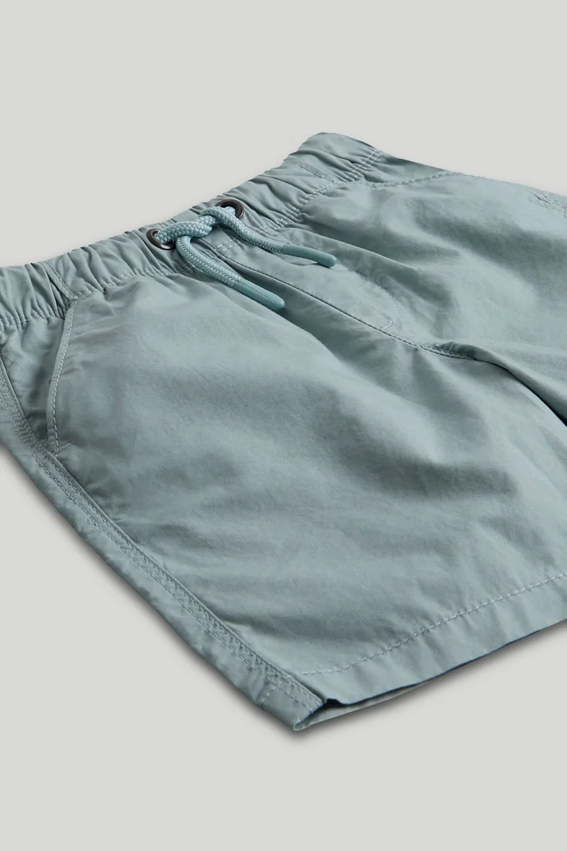 مذركير شورت بوبلين أزرق